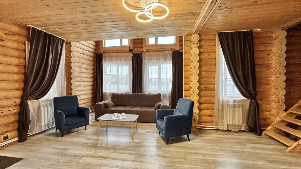 Абсолютно новый чистый коттедж с чаном для большой компании