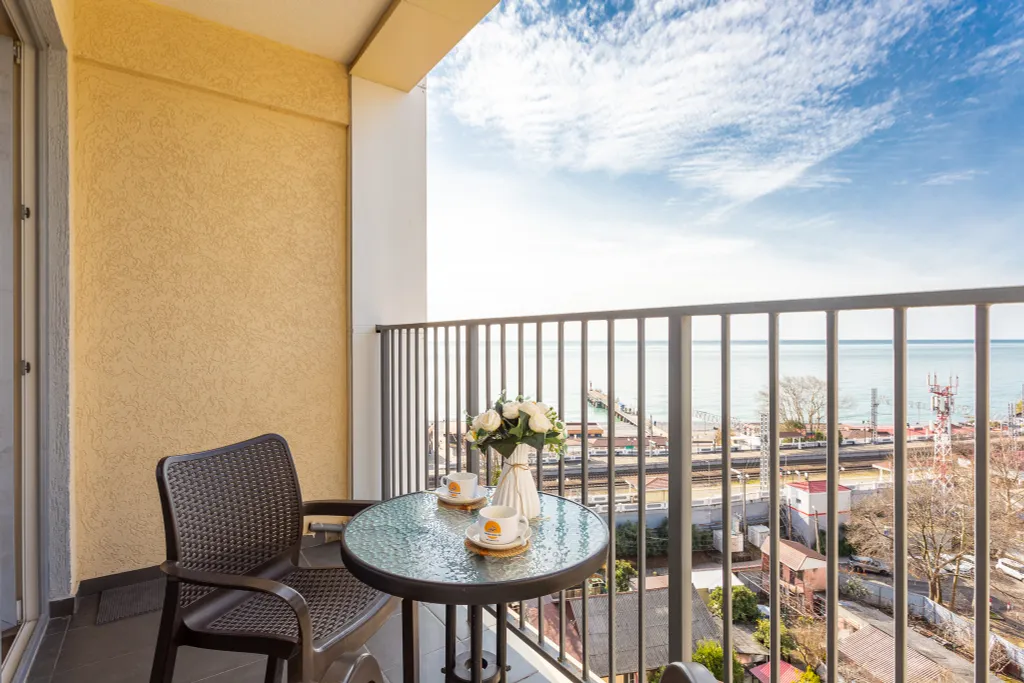 Уютная студия с видом на море Каравелла 221