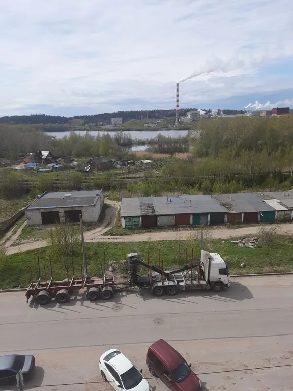 Очень теплая уютная квартира с видом на Ладогу