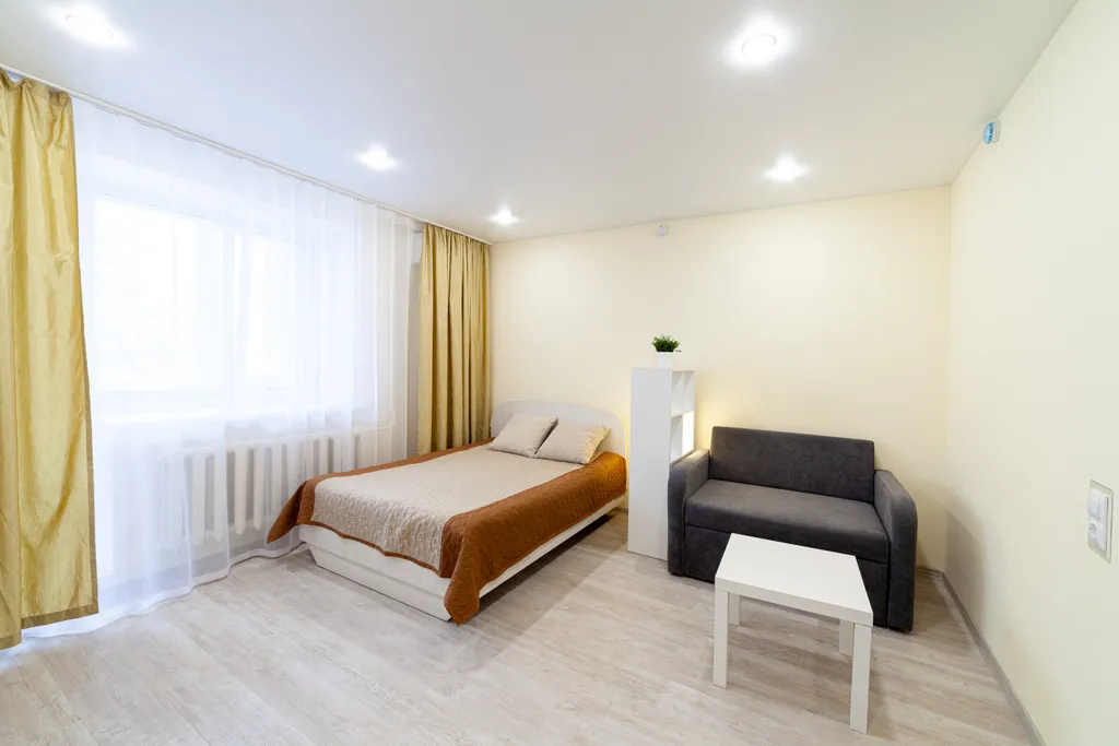 Большая студия со спальней