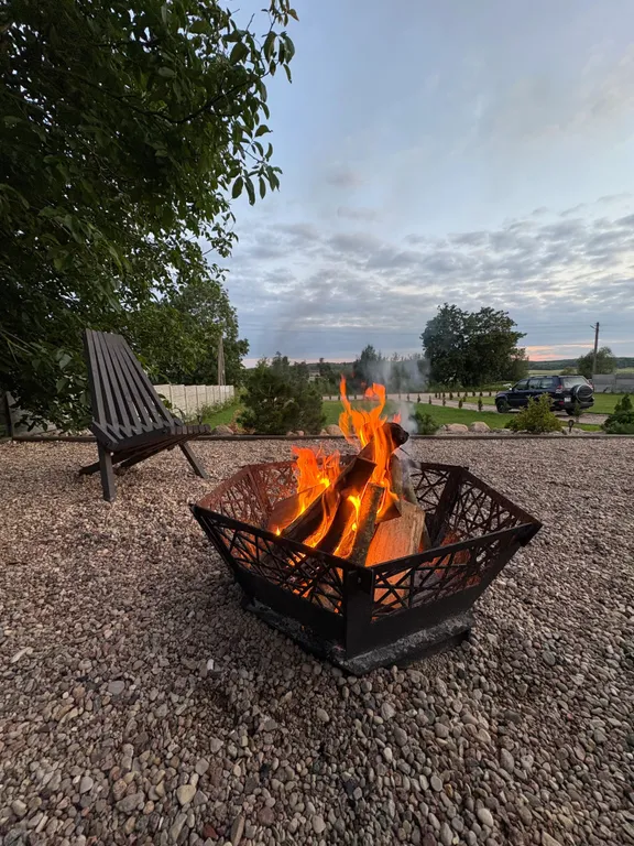 Новый финский дом Finn.Domm | 7км Гродно | Сауна | Чан | BBQ | Лес