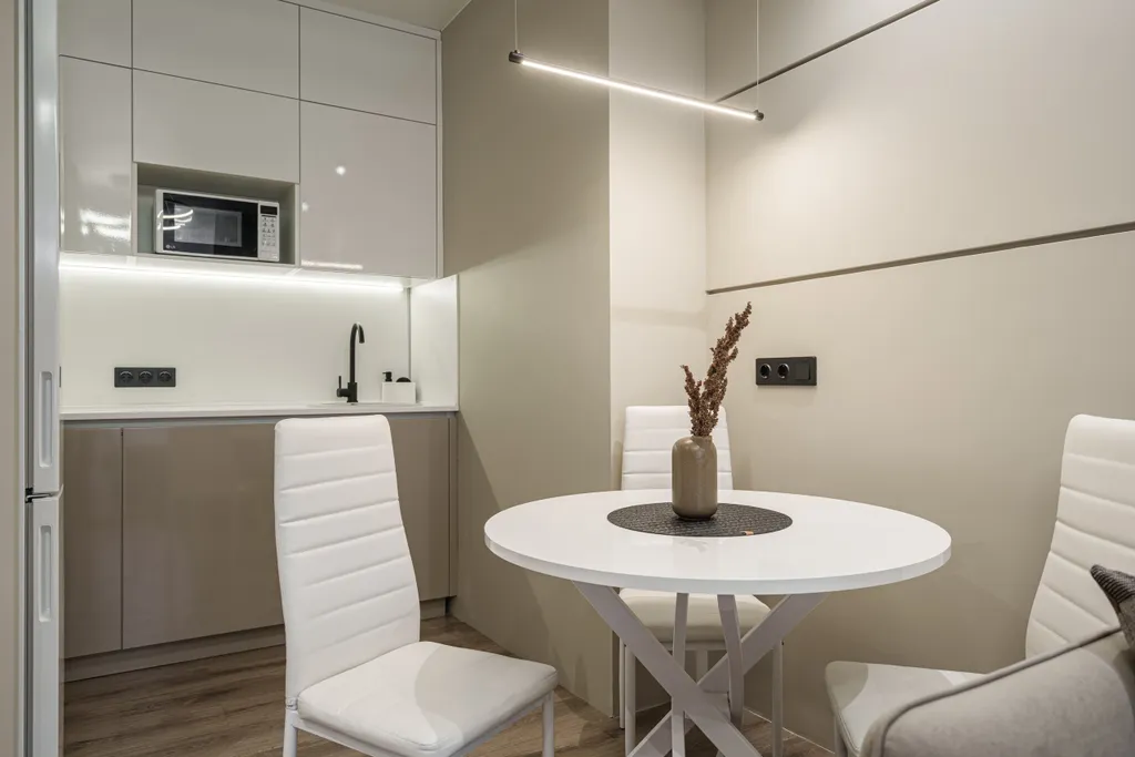 Лаконичная квартира Бурбон в ЖК Притяжение