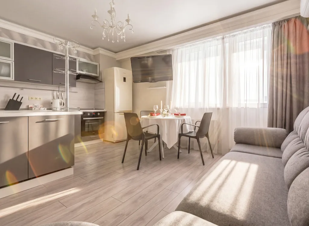 Эксклюзивный апартамент с ванной на балконе с видом на marriott