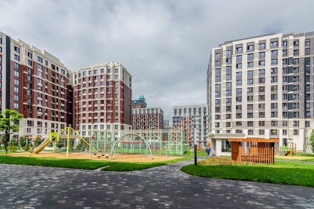 Квартира Open line amir, 2 комнаты с видом на сад — Алматы