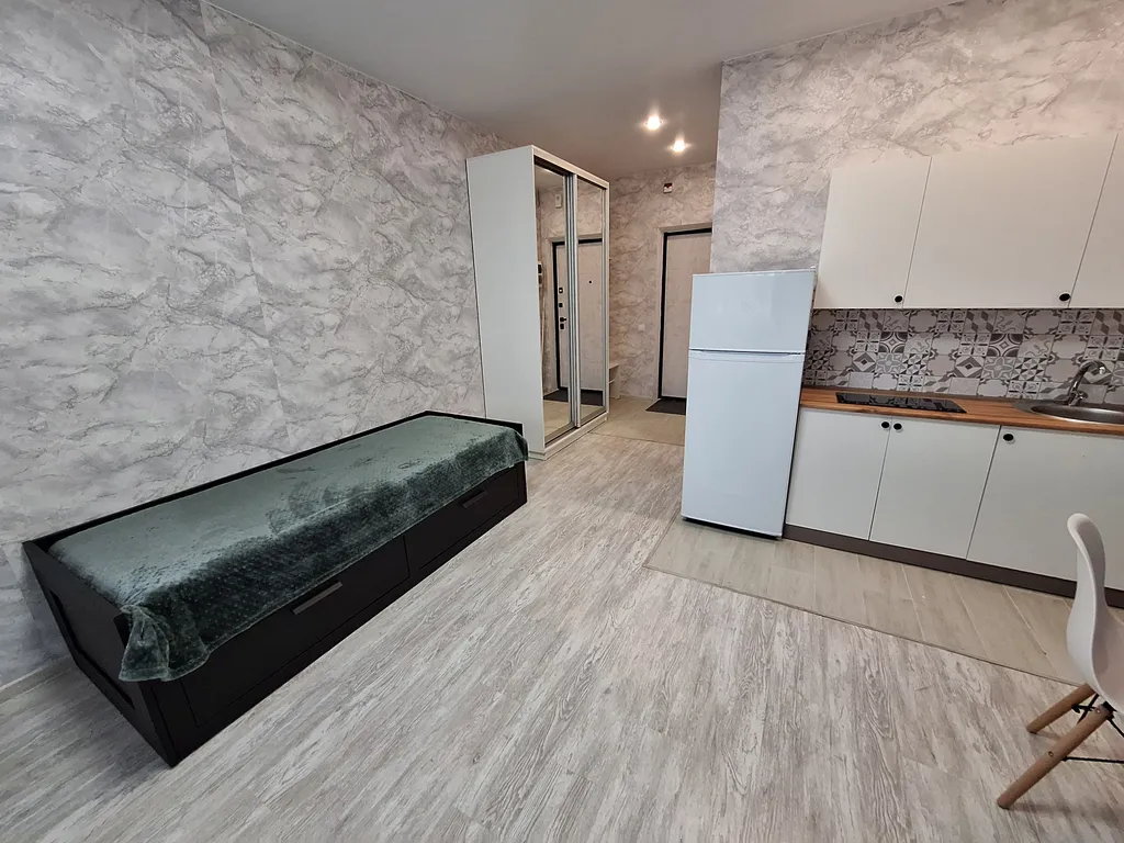 Квартира-студия с новым ремонтом