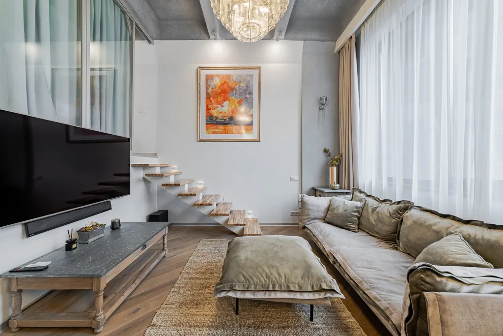 Квартира Квартира Дизайнерский лофт на Бауманской — Москва