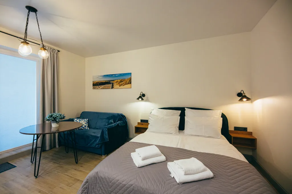 Квартира Olive marine resort с видом на море и большой террасой