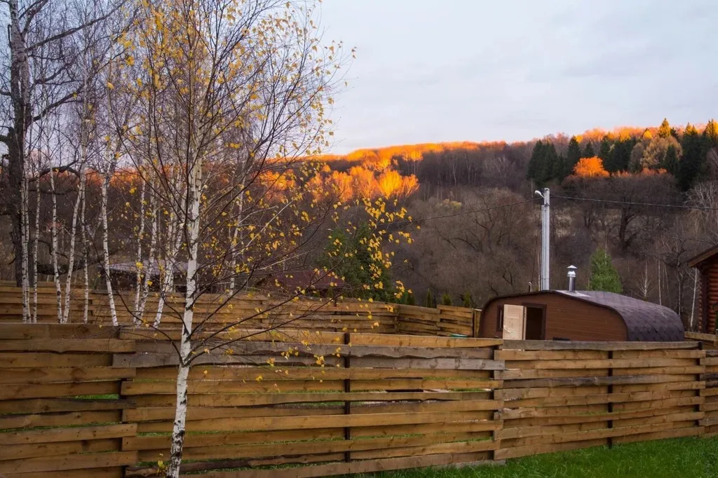 Афрейм (дом-шалаш) ОСЕНЬ с баней