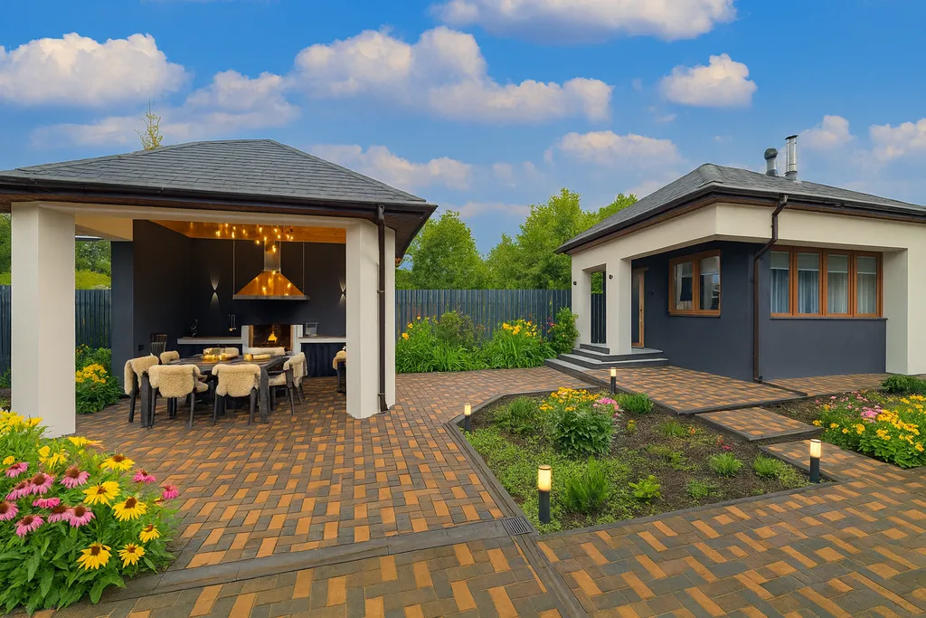 Дом - баня в дали от городской суеты