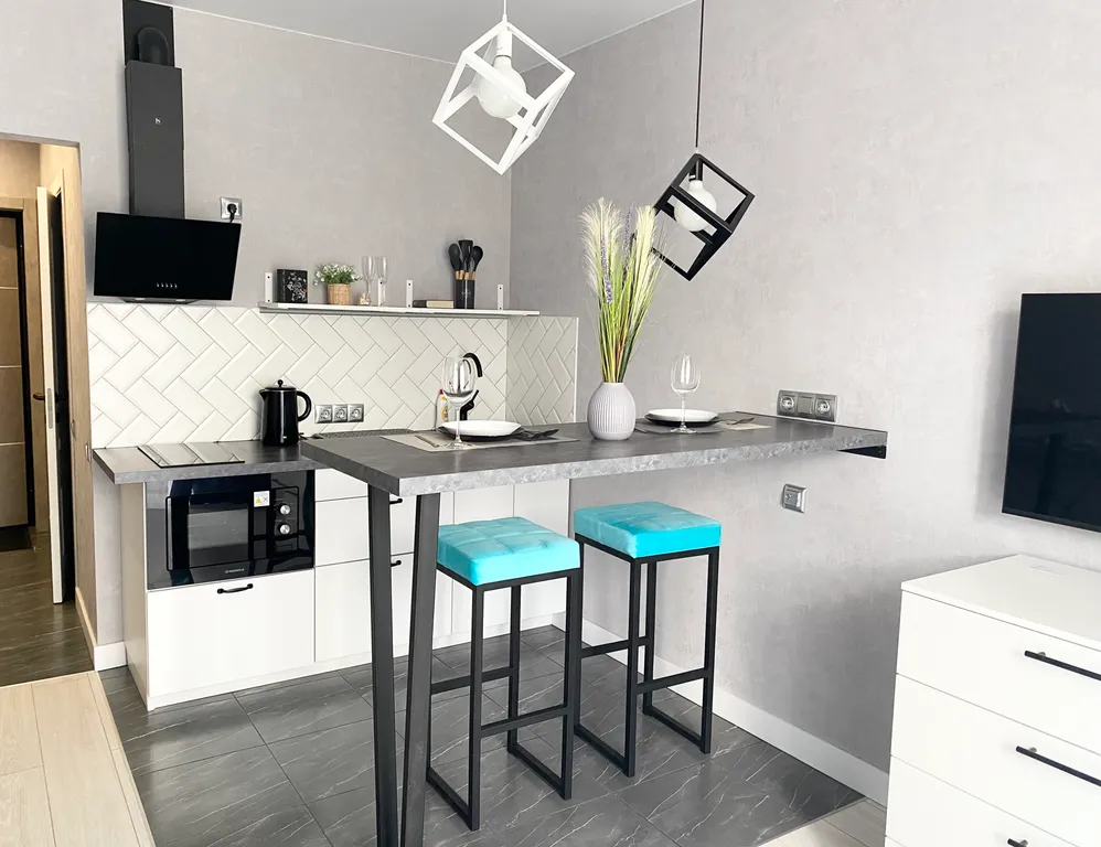 Квартира Студия с дизайнерским ремонтом рядом с морем в новом ЖК Летний — аренда посуточно в Кудепста