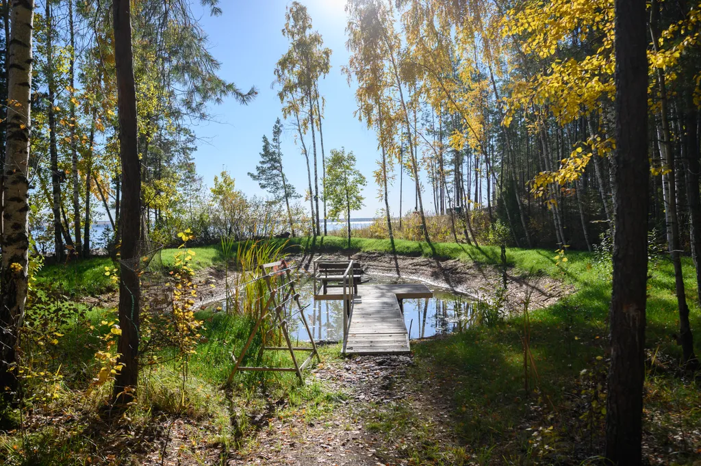 Комфортабельный дом у речного плёса