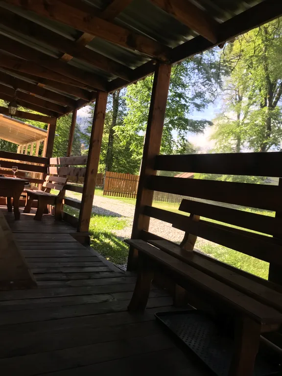 Коттедж Двухкомнатный домик с верандой — Архыз