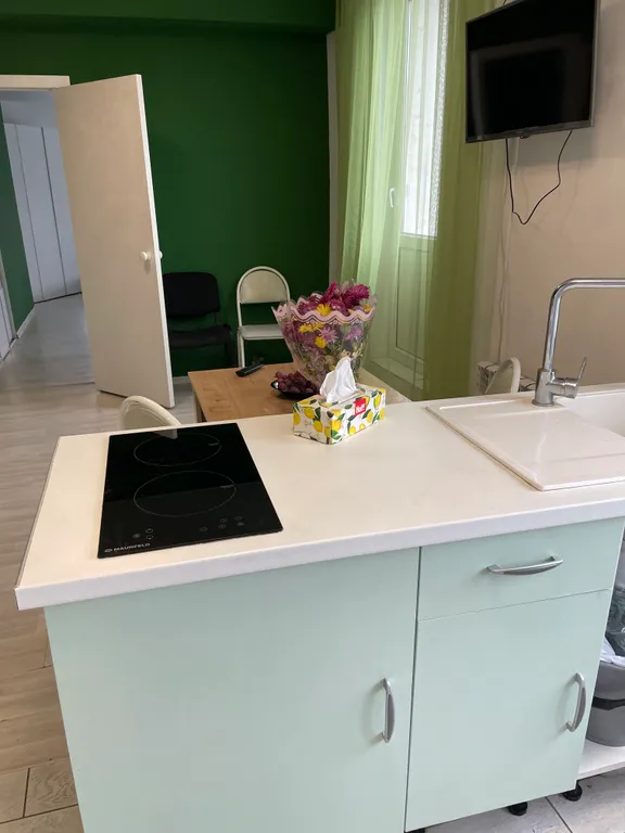 Шикарная студия с выходом на собственную крышу с садовой мебелью