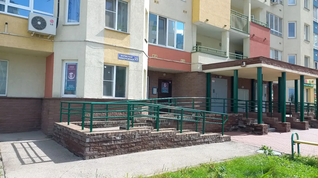 Квартира Квартира Просторная стильная студия с панорамным видом на Волгу — Нижний Новгород