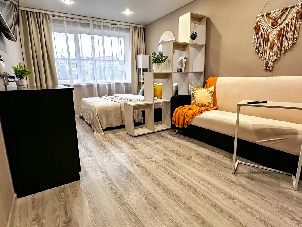 Апартаменты с 2-спальной кроватью, заселением 24/7