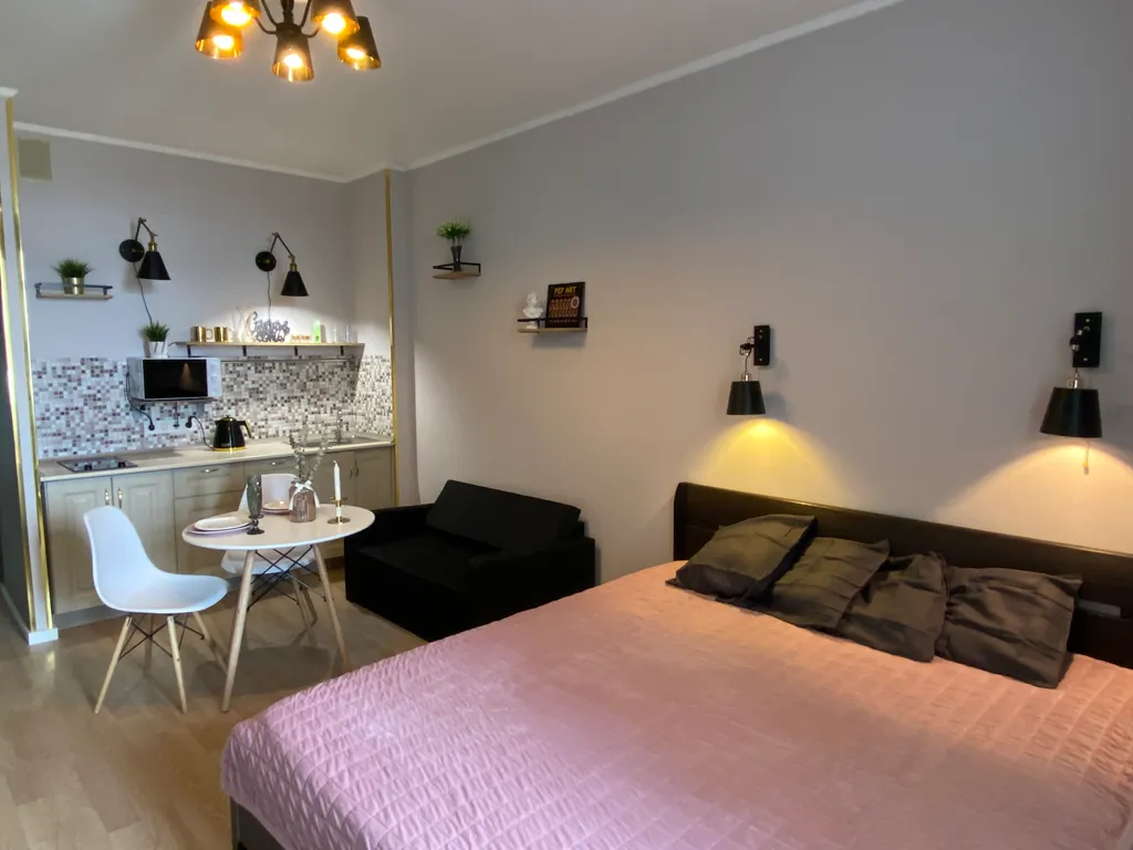 Квартира Квартира Стильный апартамент в комплексе Балтийская Жемчужина — Санкт-Петербург