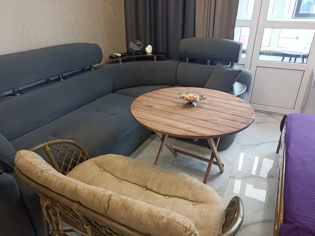 Квартира Отличная квартира-студия с видом на море на первой линии — Анапа