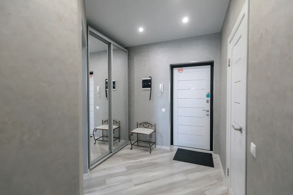 Дизайнерская однокомнатная квартира с камином