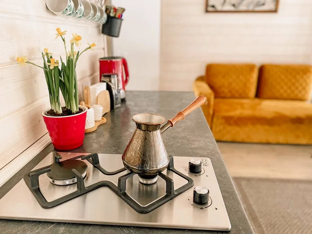 Лисий домик с камином