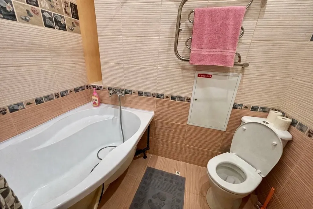 1-комнатная квартира с балконом и панорамным видом на город