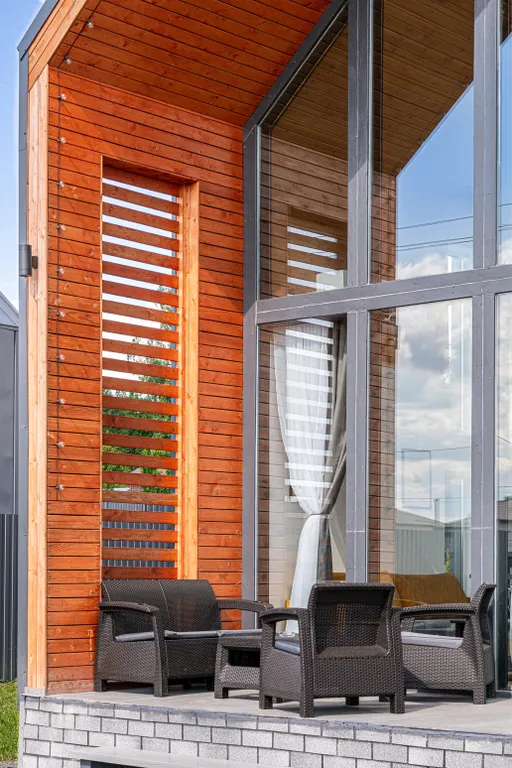 Современный барн вблизи лучших склонов Подмосковья