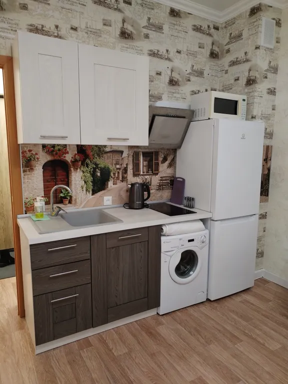 Уютная очень красивая студия, рядом Аура, жд, аэропорт, парк, кафе