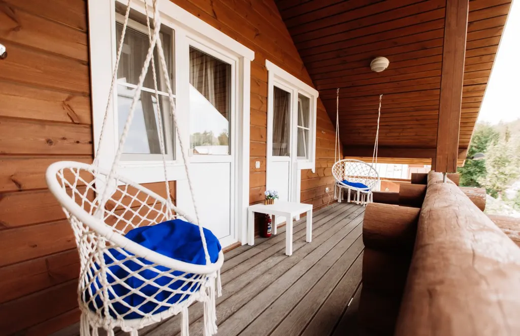 Коттедж с сауной рядом с озером