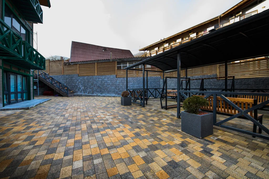 Уютная Студия с террасой Green Oplot Apartments