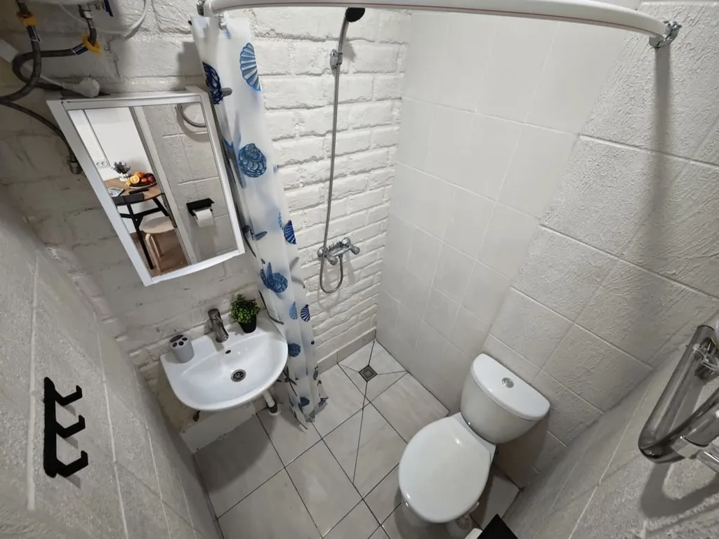 Уютная студия на двоих с кроватью-трансформером