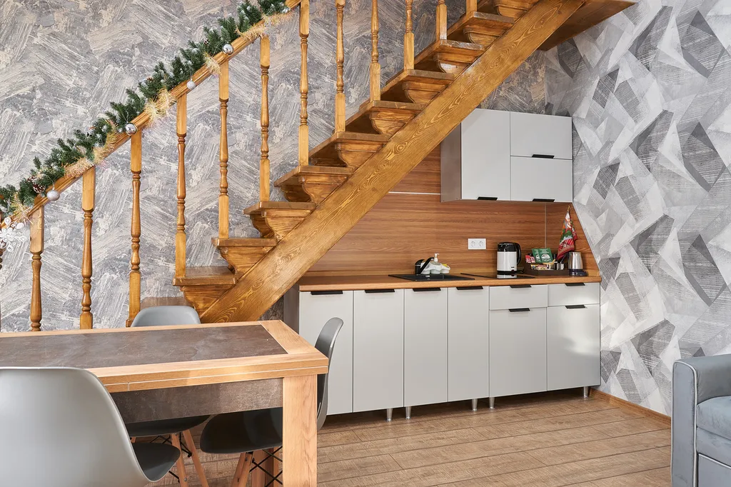 Апартаменты двухуровневые однокомнатные с кухней (апарт 4)