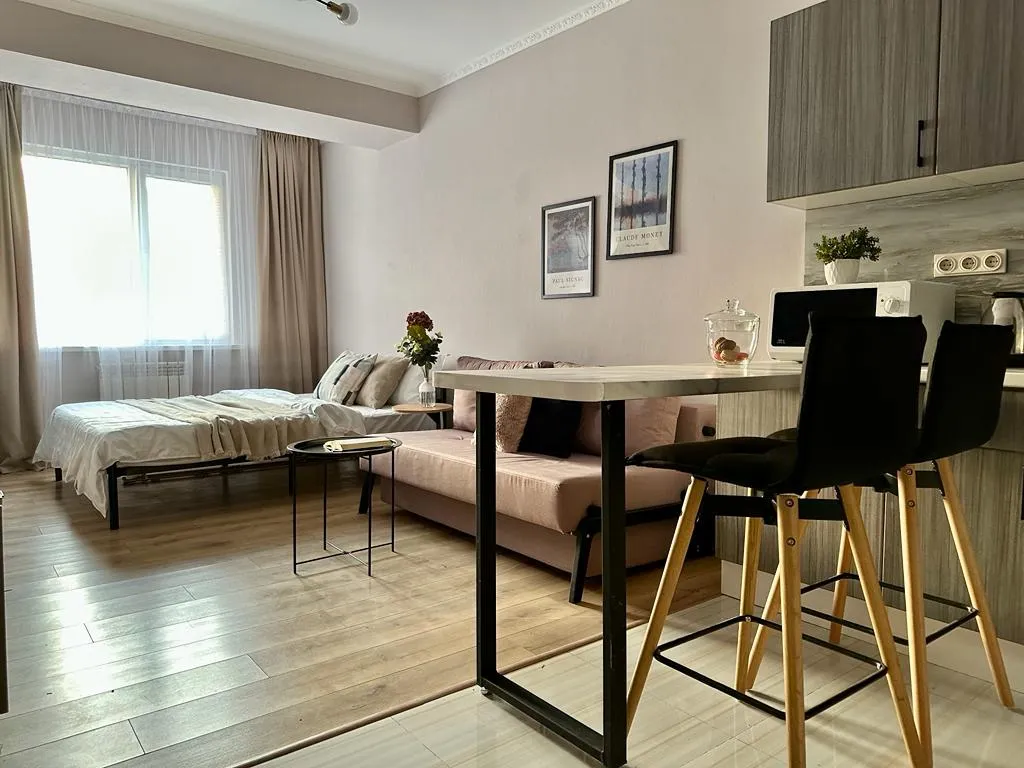 Квартира Красивая студия Меренга в центре города — аренда посуточно в Алматы