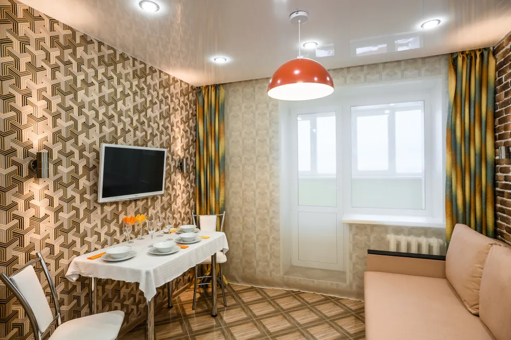 Стильные апартаменты с видом на город