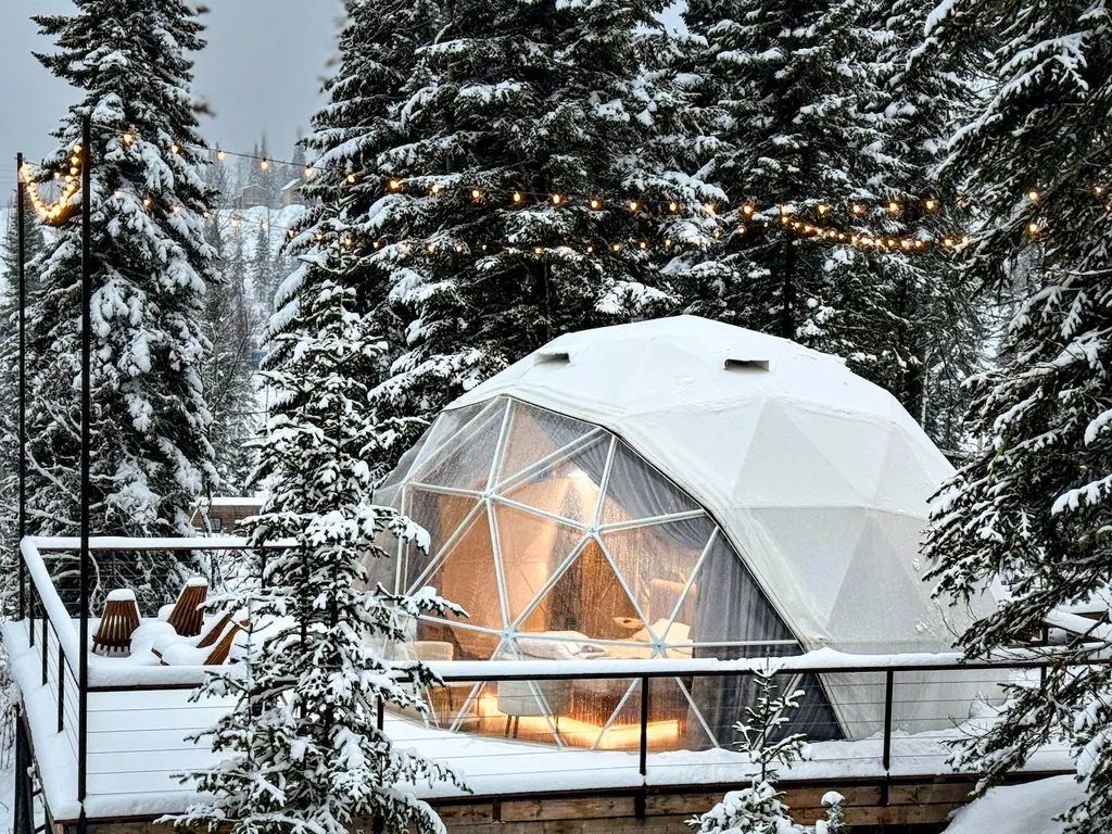 Коттедж Купольный дом «MOUNTAIN» на 4 гостя — Шерегеш