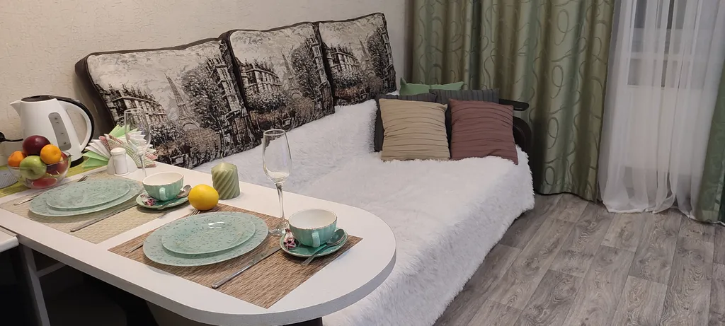 Квартира Уютная квартира-студия с панорамным видом — Краснодар