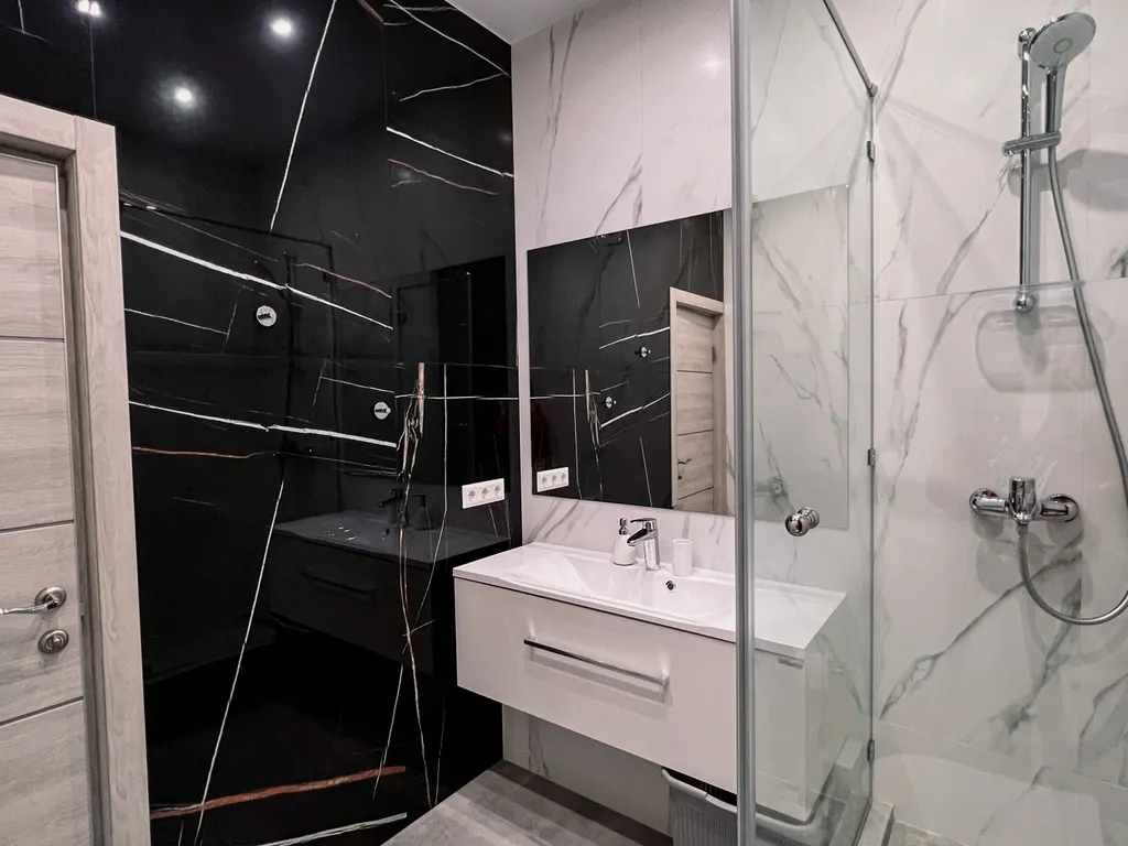 Апартамент с видом на город с высоты 24 этажа