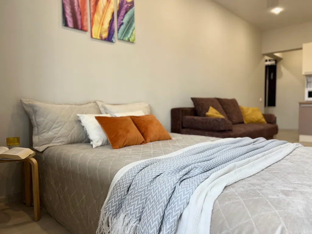 Студия рядом с площадью Советов, не берем оплату за финальную уборку