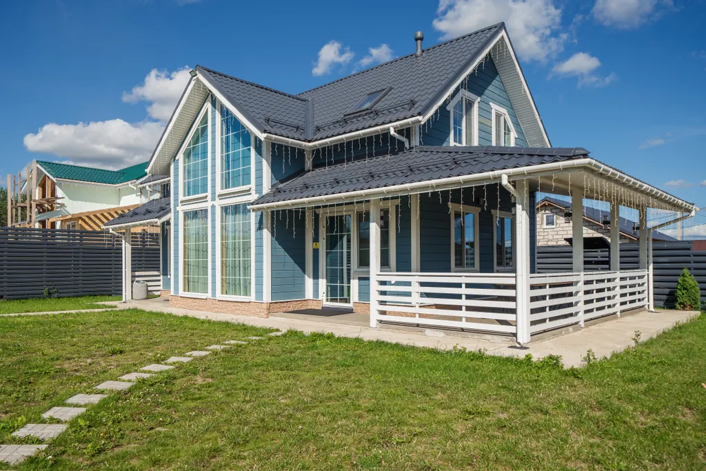 Коттедж Panda House Standart с баней на дровах — Коммунар