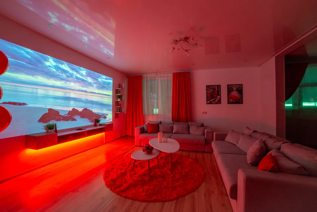 Красная вишня и голубика