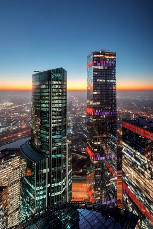 Двухуровневый апарт в Москве Сити