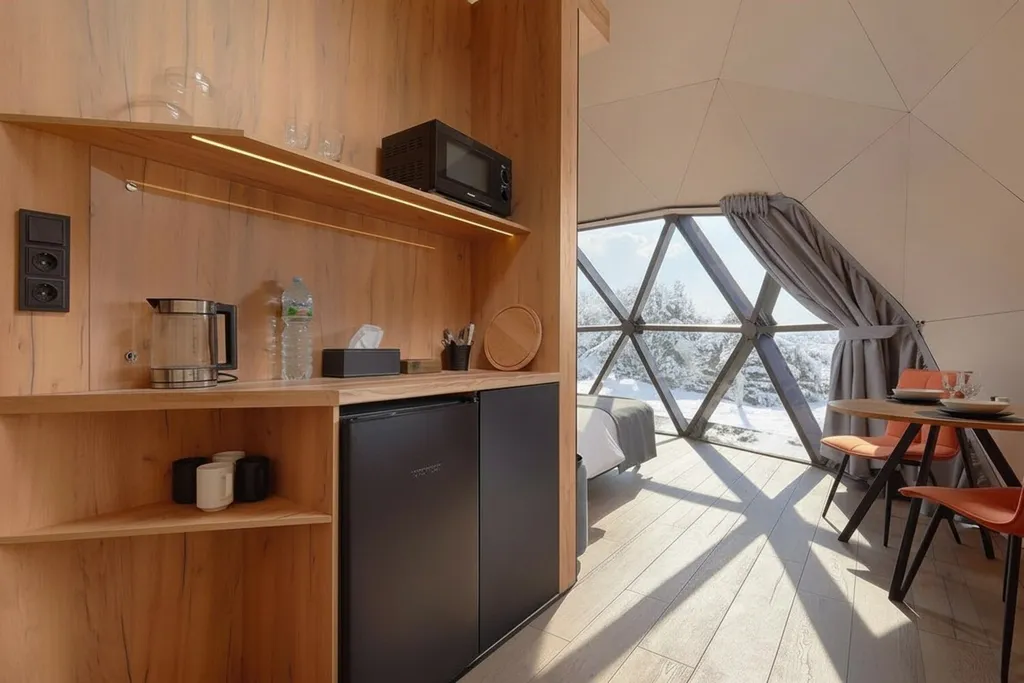 Геокупол с панорамным окном