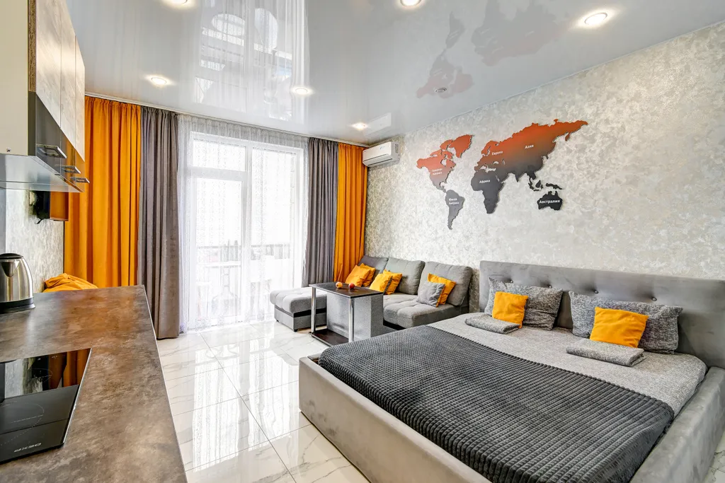 Квартира Квартира Апартамент с кухней, балконом и шикарным видом на море — Адлер