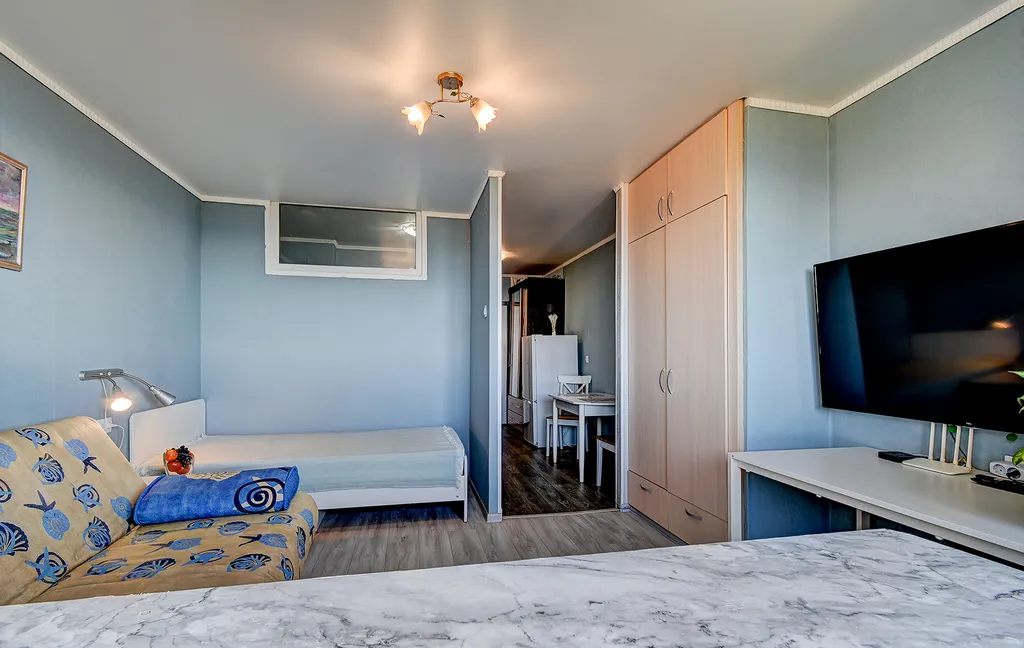 Квартира Уютная однокомнатная квартира в центре города с видом на море — Сочи