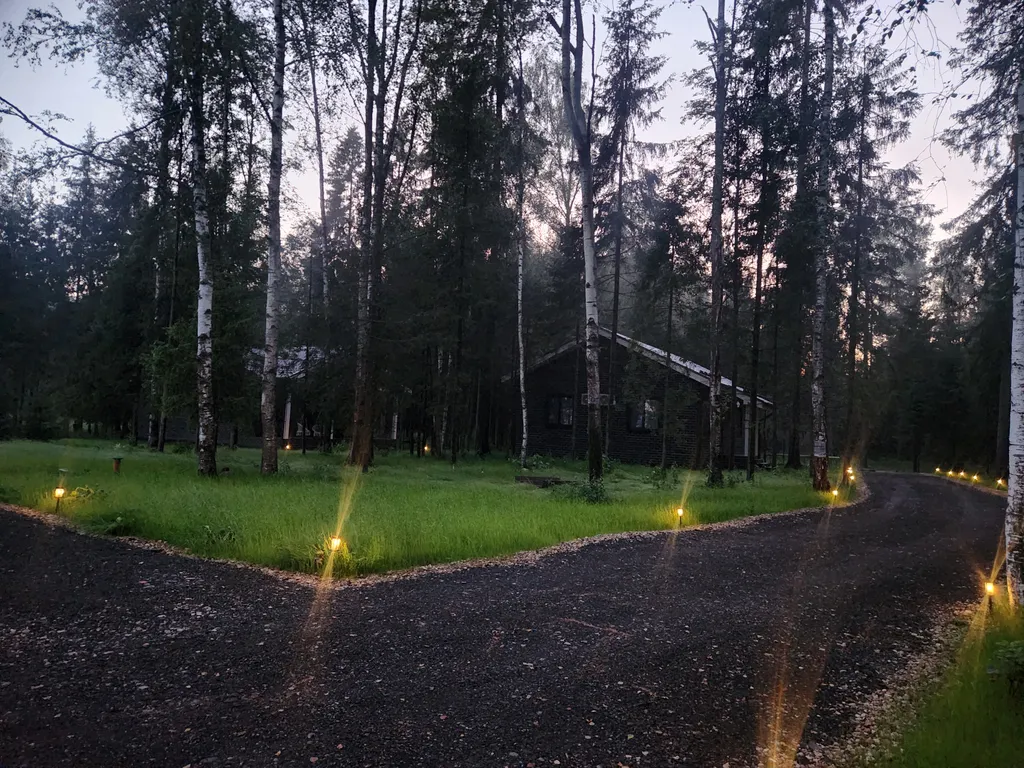 Коттедж в Forest house с сауной в лесу