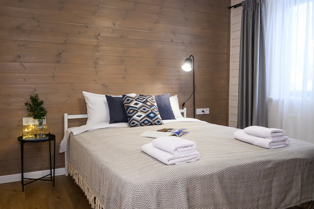 Дом в лесу с Банным чаном у озера