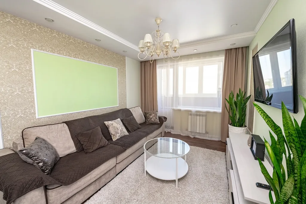 Прекрасная квартира с шикарным видом на мост в центре