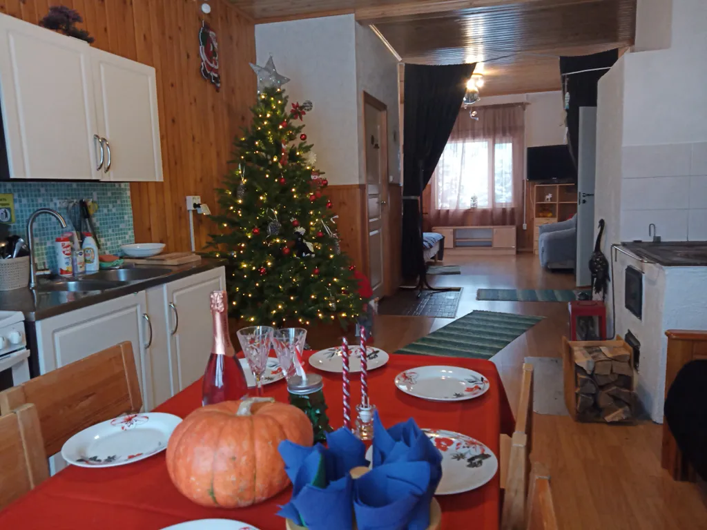 Дом c финской дровяной сауной и отдельной баней в Карелии