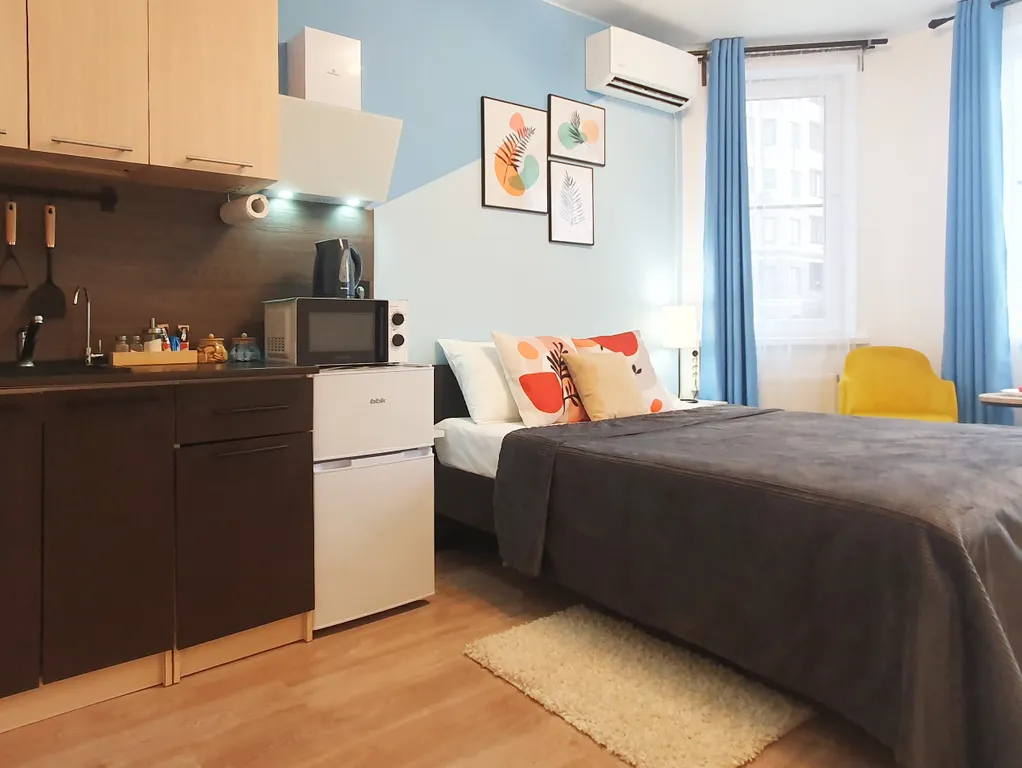 Новая студия, чистый подъезд, свежий ремонт, пешком до Борисоглебского