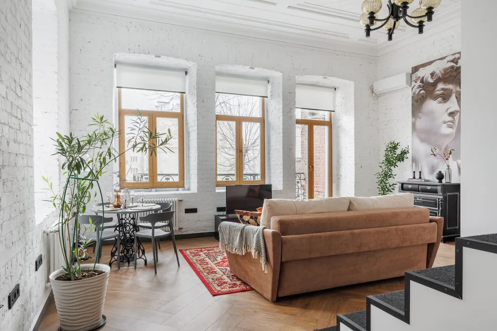 Квартира Двухуровневая квартира в историческом доме в центре — Ярославль