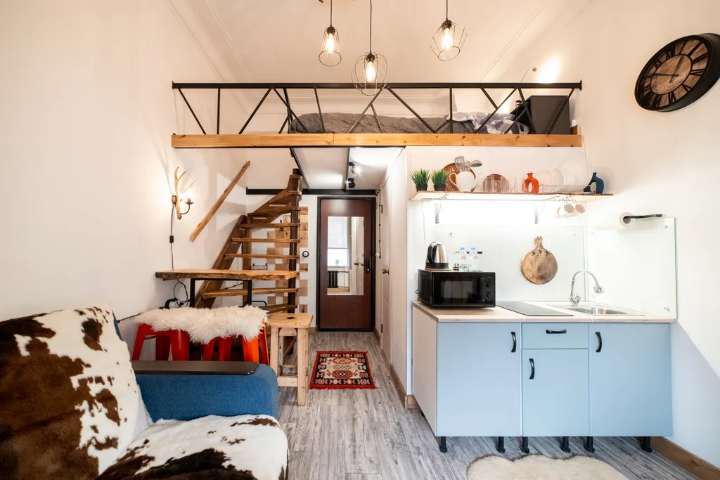 Квартира Квартира Студия в стиле Охотничьего домика в центре Красноярска — Красноярск