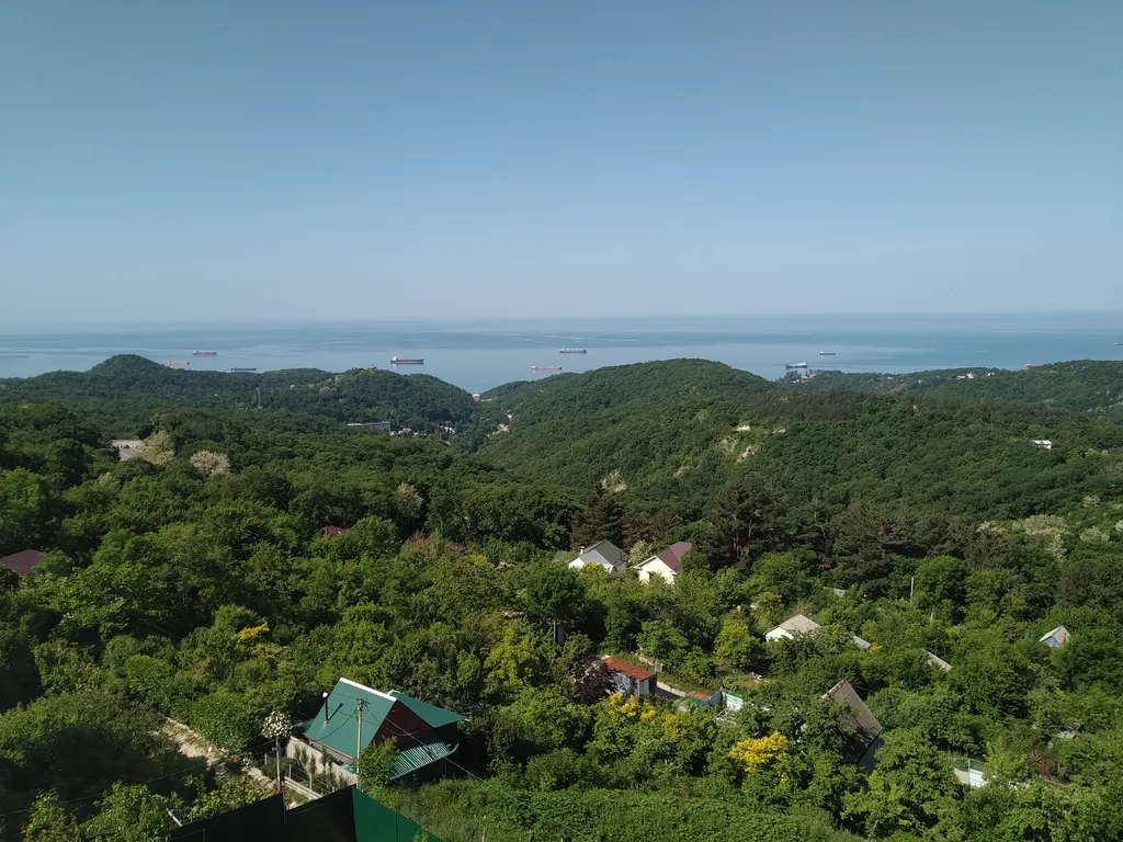 Вилла в горах с великолепным видом на долину и море